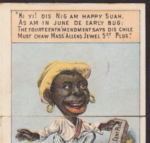 A Black slave freed by the Civil War makes light of citizenship and the Fourteenth Amendment of the Reconstruction period.