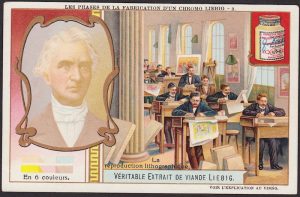 Lithography Explained Illustrated Production Liebig 6x Advertising Trade Cards